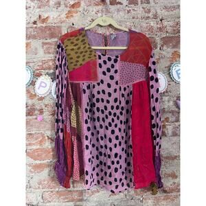 Anthropologie BI^nk London Miranda Peasant Blouse